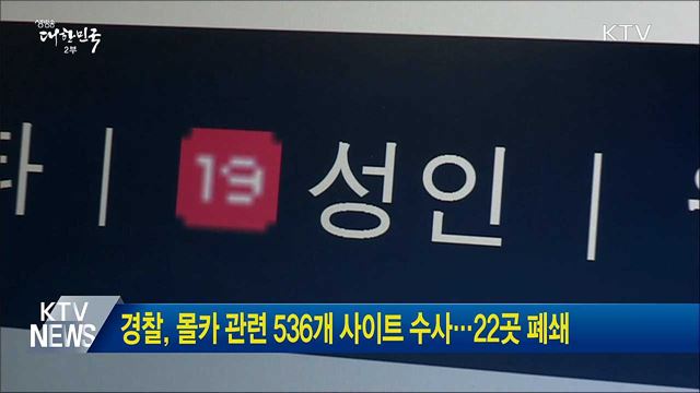 경찰, 몰카 관련 536개 사이트 수사···22곳 폐쇄