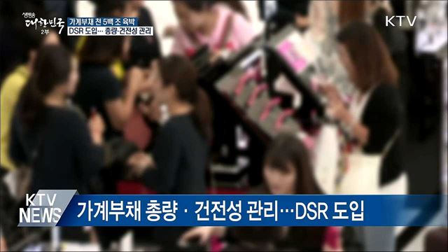 가계부채 1천5백조 육박···10월 DSR 도입