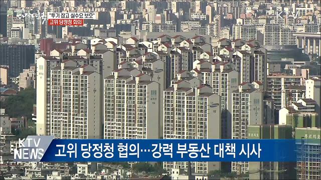 "부동산 투기 수요 억제·추가대책 검토"