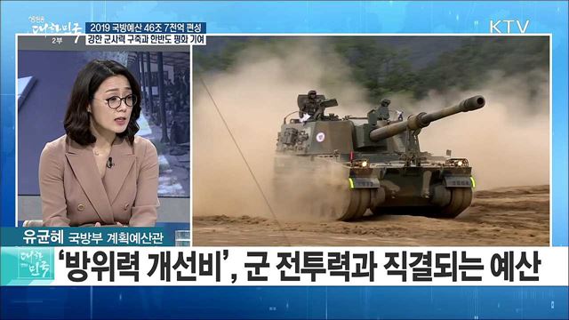 2019 국방예산 46조 7천억원 편성···강한 군사력 구축과 한반도 평화 기여 [라이브 이슈]