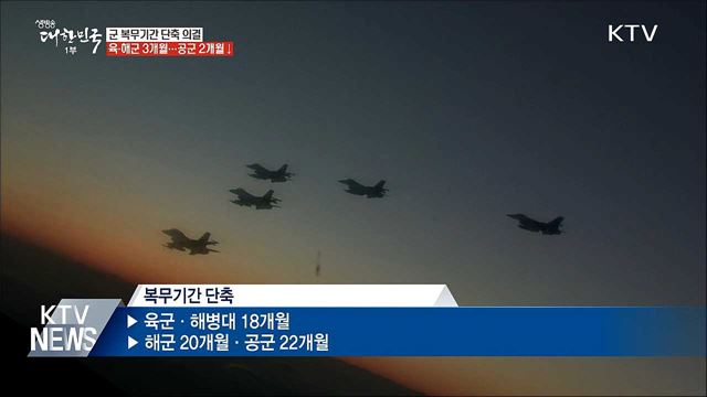 10월 전역자부터 군 복무기간 단축