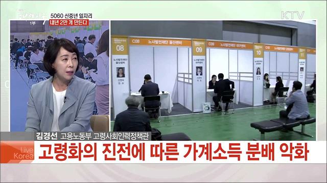 5060 신중년 일자리, 내년 2만개 만든다