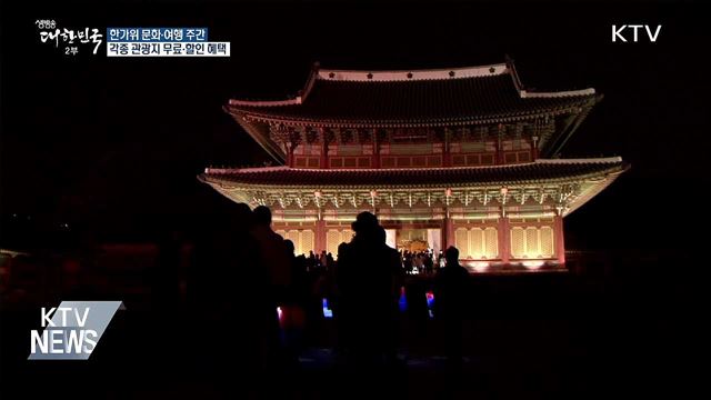 추석, 전통시장 주변 주차 허용·각종 관광지 무료