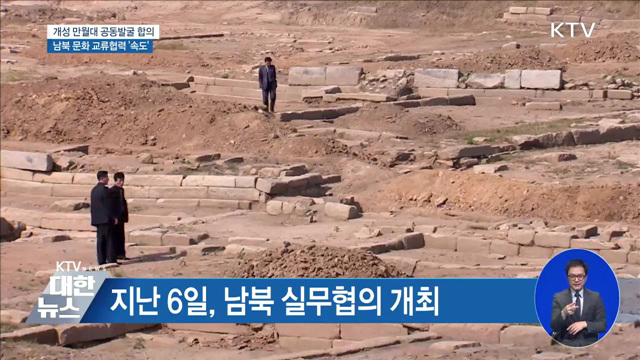남북, 개성 만월대 공동발굴 재개 합의