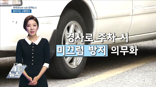 달라지는 교통법규 [똑똑한 정책뉴스]