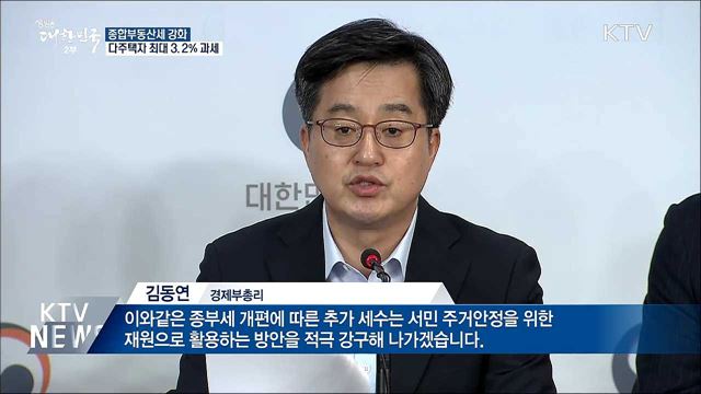 종부세 강화···다주택자 최대 3.2% 과세