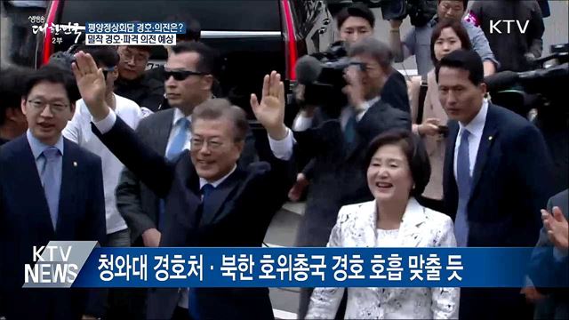 11년 만에 평양행···경호와 의전은?