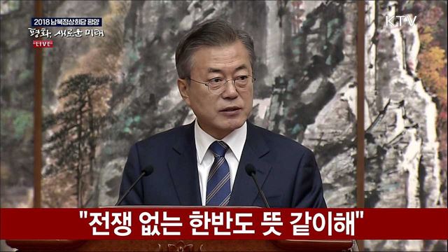 남북 정상 공동기자회견