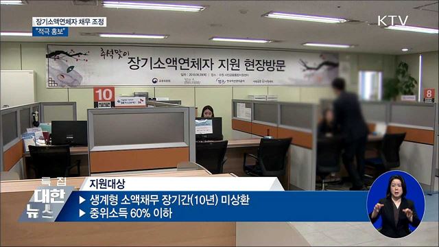 추석 맞아 장기소액연체자 채무 조정 적극 알린다