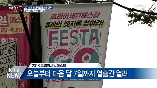 코리아세일페스타 오늘 시작···최대 80% 할인