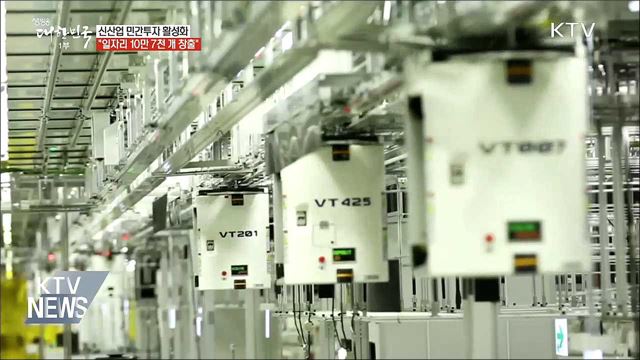 신산업 민간투자 활성화···"일자리 10만 7천 개 창출"