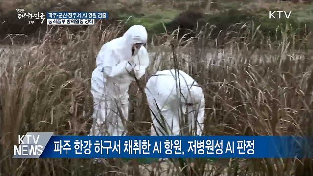 경기·전북·충청서 AI 항원 잇따라 검출···방역강화