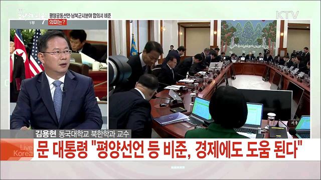 평양공동선언 비준 효력과 한반도 정세 영향은?