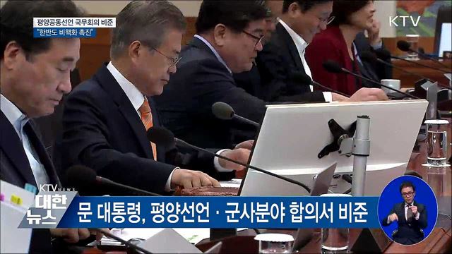 문 대통령, 평양공동선언 재가···"비핵화 촉진"