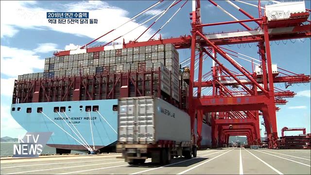 역대 최단기 연간 수출액 5천억 달러 돌파