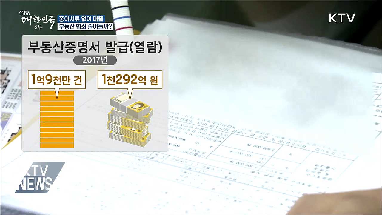 종이서류 없이 대출···부동산 범죄 줄어들까?