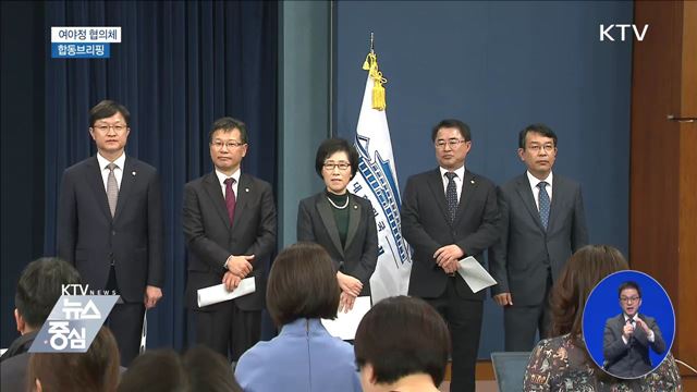 여야정 합의체 합동브리핑