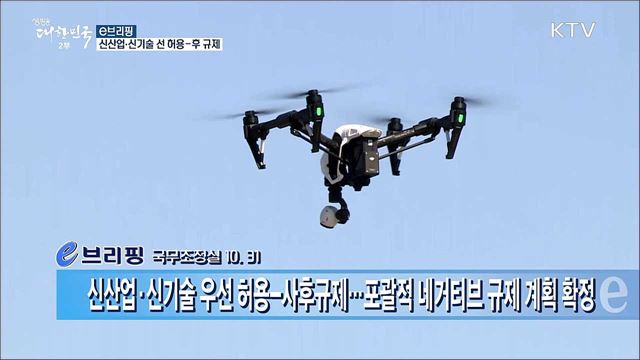 신산업·신기술 선 허용-후 규제 [e 브리핑]