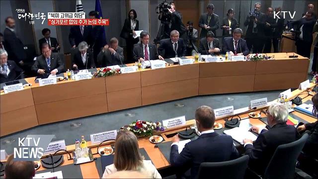 靑 "북미 회담서 '항구적 평화정착' 논의 될 듯"