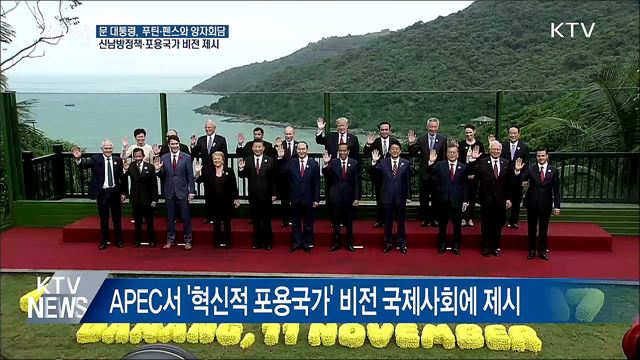 문 대통령, 아세안·APEC 기간 푸틴·펜스와 회담