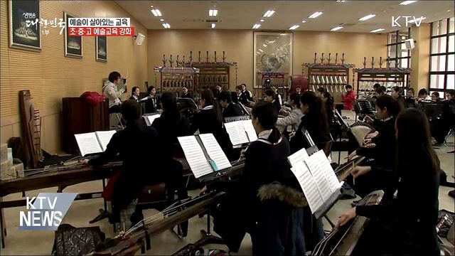 '예술이 살아있는 교육'···초·중·고 예술교육 강화