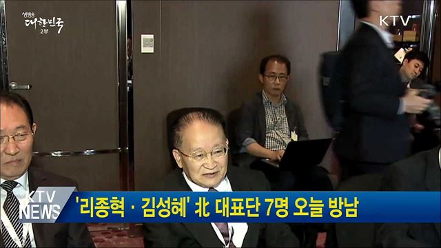 '리종혁·김성혜' 北 대표단 7명 오늘 방남