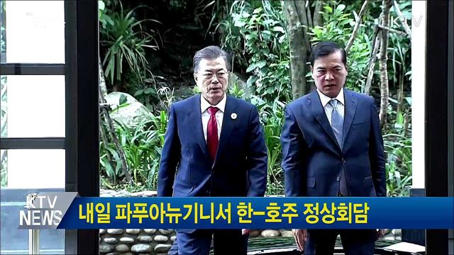 내일 파푸아뉴기니서 한-호주 정상회담