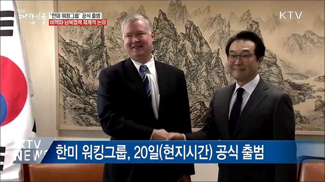 '한미 워킹그룹' 공식 출범···비핵화 체계적 논의