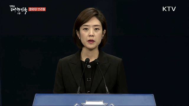 교육부 차관 인사 관련 청와대 브리핑