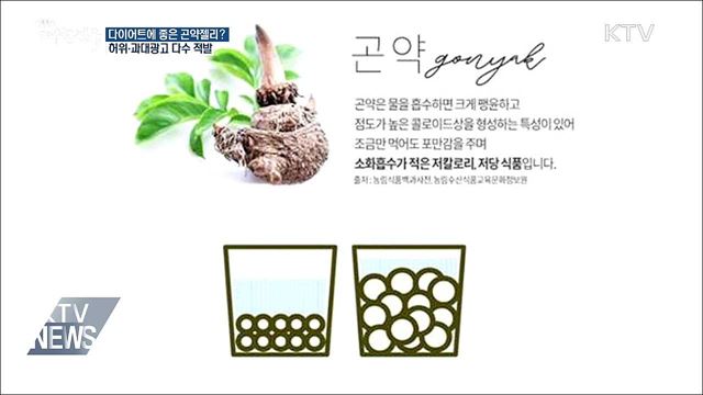다이어트에 좋은 곤약젤리?···허위·과대광고 다수 적발