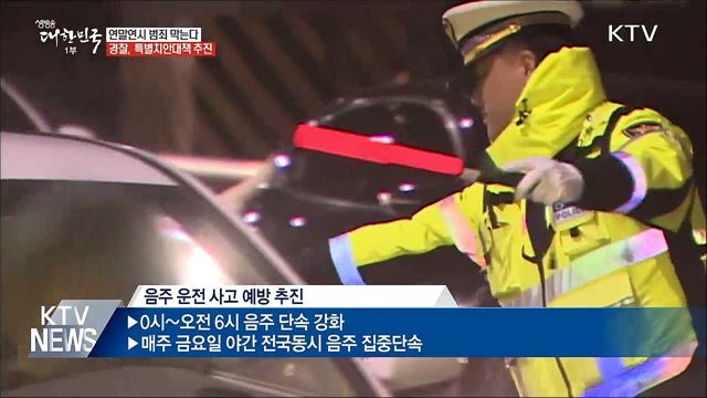 연말연시 범죄 막는다···경찰, 특별치안대책 추진