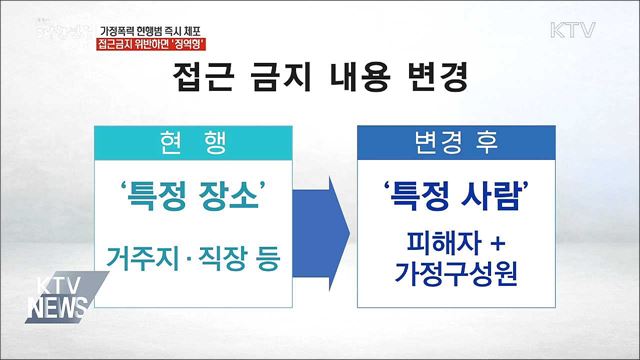 가정폭력 현행범 즉시 체포···접근금지 위반하면 '징역형'