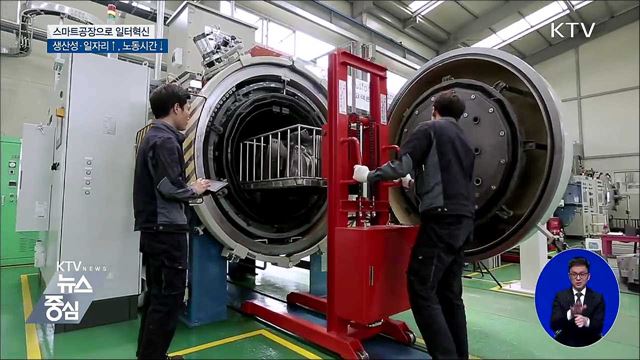 최첨단 '스마트공장' 확산으로 '일터 혁신'