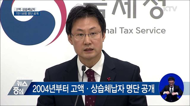 "고의적 체납자 형사고발 등 엄정 조치" [오늘의 브리핑]