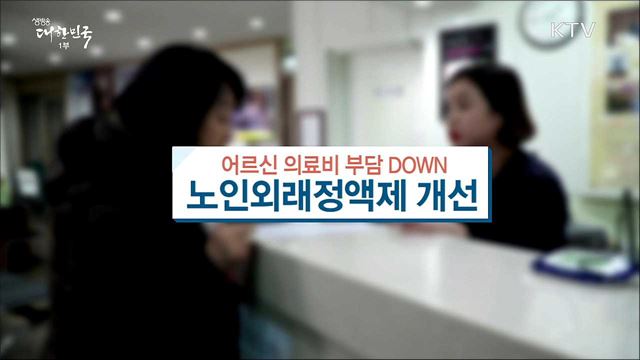어르신 의료비 부담 DOWN 노인외래정액제 개선 [돈이 보이는 정책] 