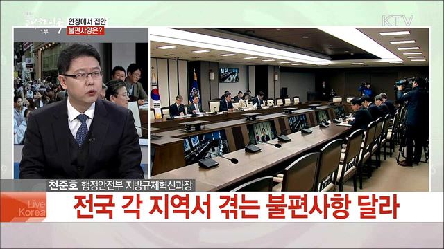 지자체 애로사항 해소할 규제혁신 방안은?