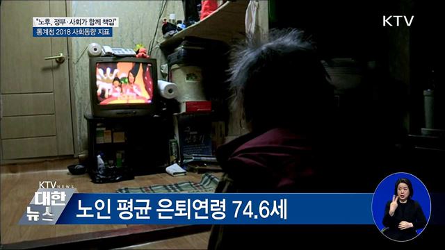 노후 개인 부담 증가···"정부·사회 함께 책임져야"
