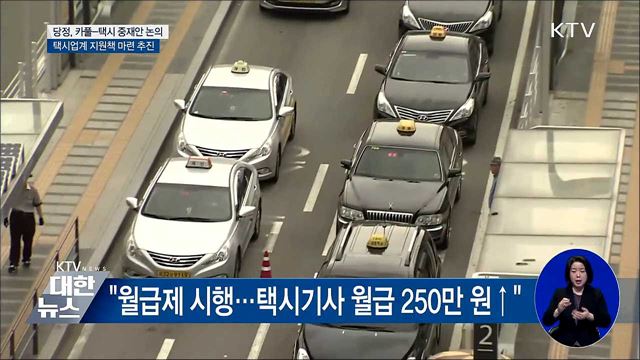 "택시업계 월급제 도입 적극 추진"