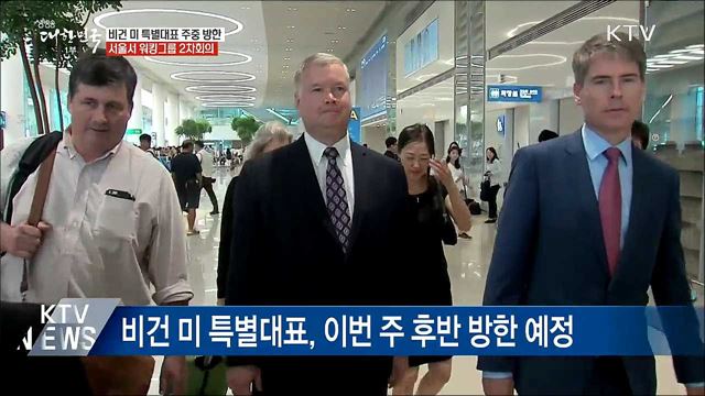 비건 미 특별대표 주중 방한···워킹그룹 2차회의