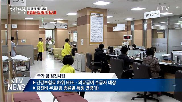 내년 7월부터 국가 암 검진에 '폐암 추가'