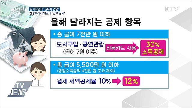 달라지는 연말정산···중기취업자 소득세감면↑