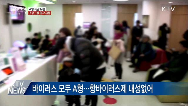 A형 독감 유행···초중고생 환자 급증