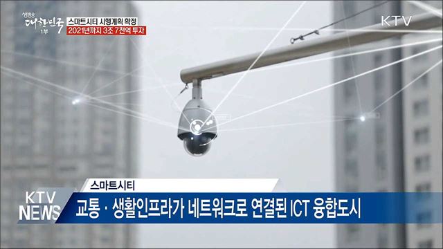 스마트시티 시행계획 확정···3조 7천억 원 투자