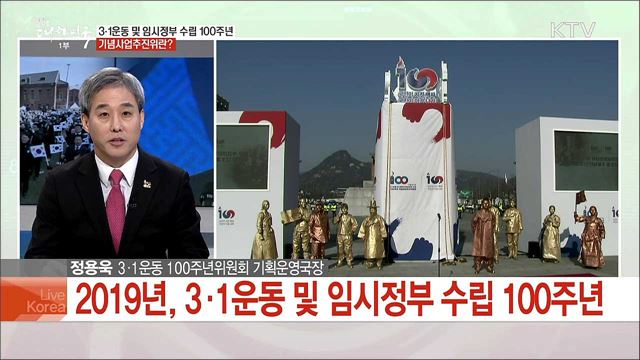 2019년 3·1운동 및 대한민국임시정부 수립 100주년 기념사업 추진의 의미는? 