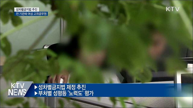 성차별금지법 제정···가정폭력 처벌 강화