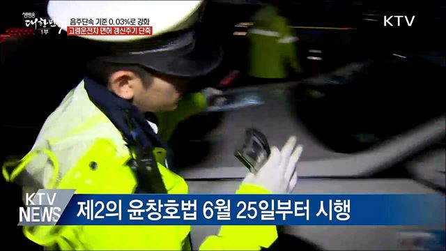 제2의 윤창호법 시행···새해 달라지는 도로교통법