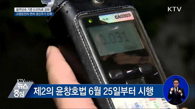 제2의 윤창호법 시행···새해 달라지는 도로교통법