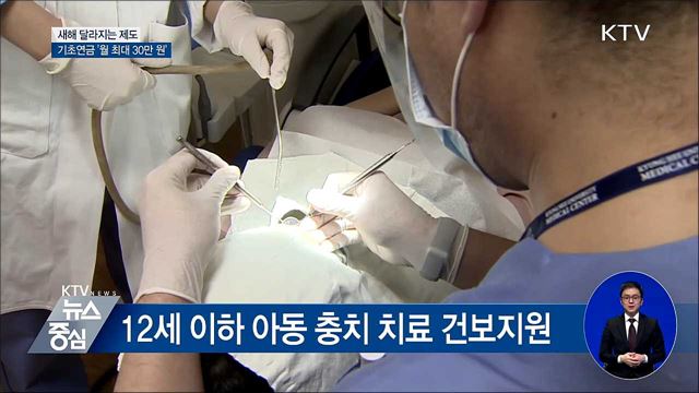 기초연금 인상···아동 충치치료 건보적용