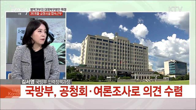 軍 의무와 자유 위한 합리적 대안···대체복무 정부안, 주요 내용은?