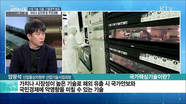 '산업기술 유출 근절대책' 발표···M&A 승인제 등 주요내용은? [라이브 이슈]
